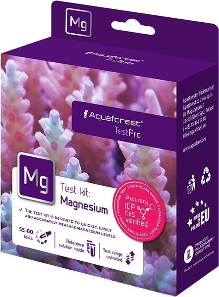 REEF FACTORY - Mg Smart Test Kit - Analyse du Magnésium en Eau de Mer