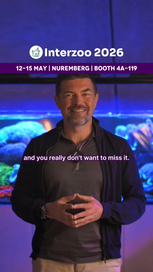 We invite you to @interzoo_2026! 💜

In May 12–15 we’ll be there at booth 4A-119, Hall 4A

It’s a great opportunity to meet in person, see our latest products and talk all things reef keeping during one of the biggest events in the industry.

Don’t miss it – see you in NürnbergMesse! ✨